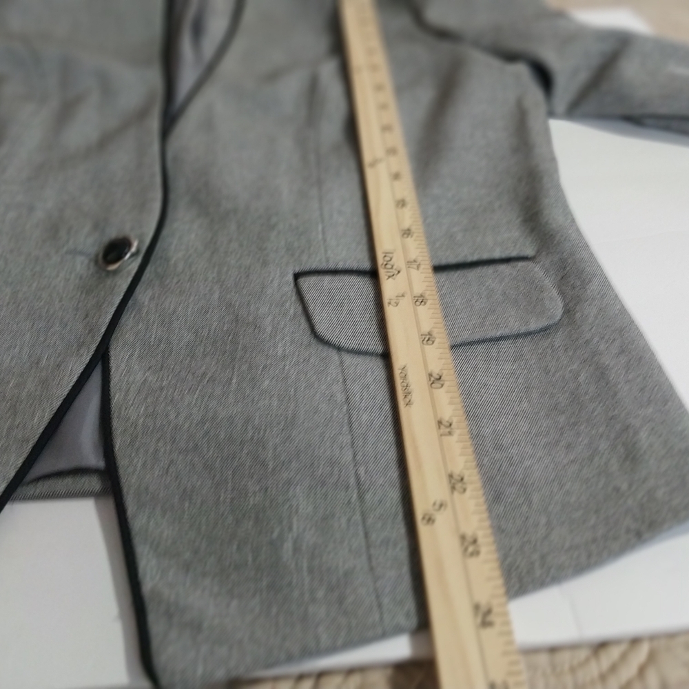 Mfrannie Lot of Two Women's Grey Pants and Blazer Suit Size Large Polyester - Picture 8 of 16